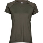 TEE JAYS TJ7021 COOLDRY / Дамска спортна тениска - тъмнозелена L (187021za203)