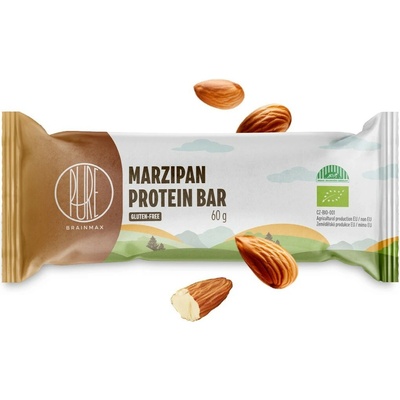 BrainMax Proteinová tyčinka Marcipán Pure 60 g