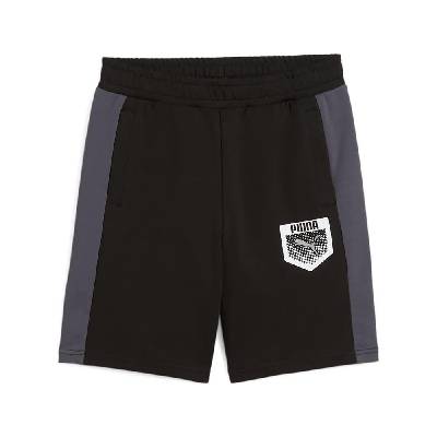 Къси панталони Puma Active Sports Graphic sweat shorts - Black (Black)
