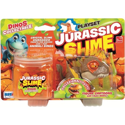 RS Toys Фигурка RS Toys Jurassic - Динозавър трансформер със слайм, оранжев (12305B)