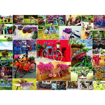 Grafika - Puzzle Collage - Bikes - 500 piese