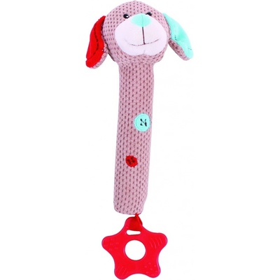 Bigjigs Toys Baby pískací psík Bruno