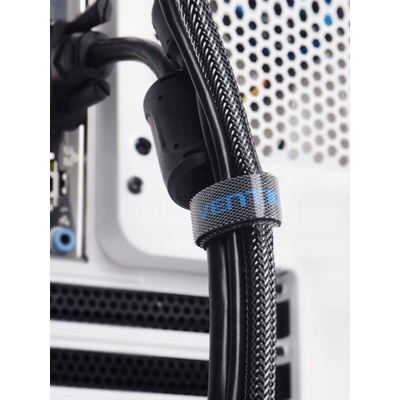 Vention KAABJ 11 mm 5 m čierny Páska na suchý zips KAABJ