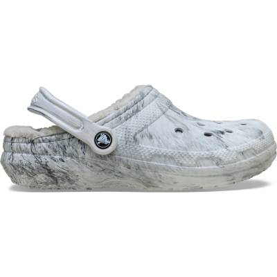 Crocs Пантофи Crocs Men's Classic Lined Mule Slippers - Grey Swirl