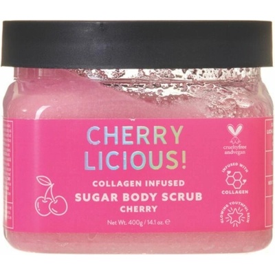 Yes Studio šlehaný tělový peeling s kolagenem a vůní třešní 400 g – Zboží Dáma