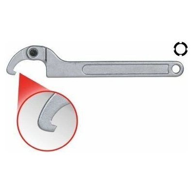 KS Tools Kĺbový kľúč s ozubom 517.1320