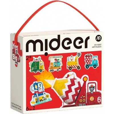 Mideer Moje první Stavební vozidla 22 dílků