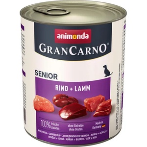 Animonda GranCarno Senior - Veal & Lamb 6x800 g