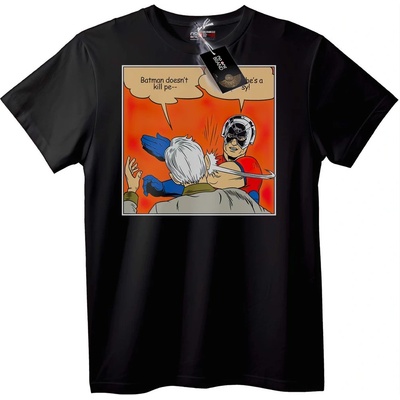 NOONEBRAND Тениска Batman Комикс кадри - S, Black