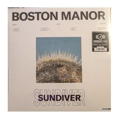Boston Manor Sundiver White Sky Blue Grey Splatter LP