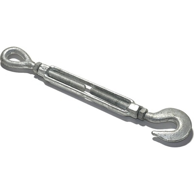 Napínač vysokopevnostný oko-hák, 3/8x6", žár. Zn