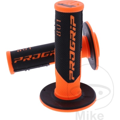 ProGrip gumové rukojeti fluorescenční oranžové / černé tloušťka 22/25 mm. délka 115MM zavřené