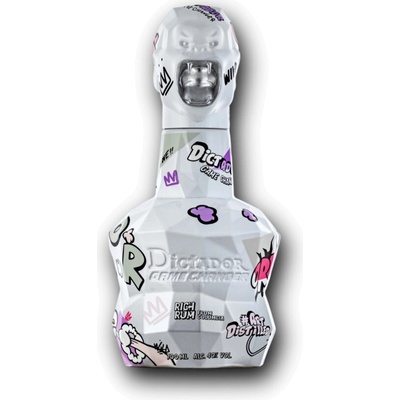 Dictador Game Changer White & Silver Bottle 40% 0.7 l (čistá fľaša)