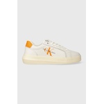 Calvin Klein Jeans Кожени маратонки YW0YW00823 CHUNKY CUPSOLE MONOLOGO W MONO LTH WN