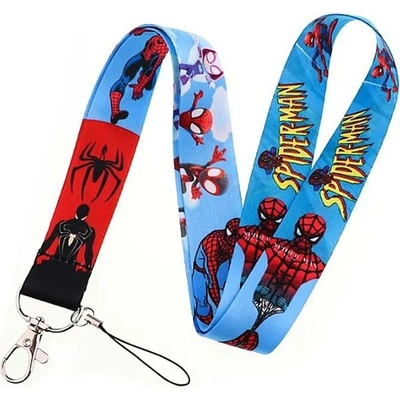 Šňůrka na krk Unique s karabinkou Spiderman