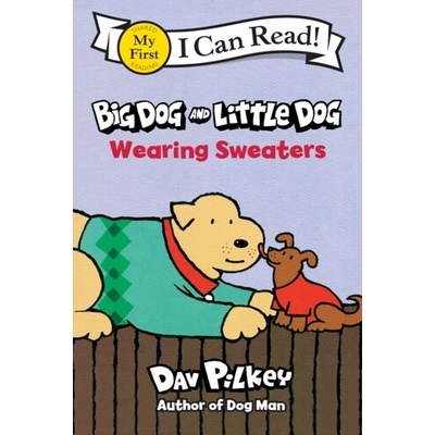 Big Dog and Little Dog Wearing Sweaters