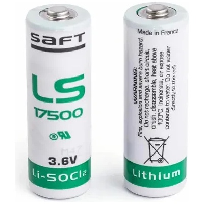 SAFT Литиево тионил хлоридна батерия 3, 6V 3, 4Ah A LS17500/STD/с пъпка/ SAFT (SAFT-BL-LS17500)