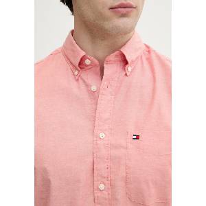 Tommy Hilfiger риза мъжка с памук (MW0MW42287) - answear - 113,42 лв
