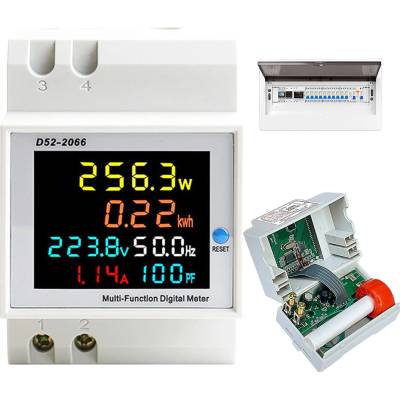 JEDNOFÁZOVÝ ELEKTROMĚR NA DIN LIŠTU 1-FÁZOVÝ