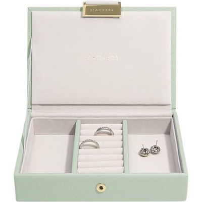 Stackers Ковчеже за бижута Stackers с капаче минi зелена салвия (74521)
