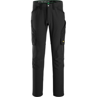 Snickers Workwear pracovní kalhoty FlexiWork Full Stretch bez kolenních kapes černá