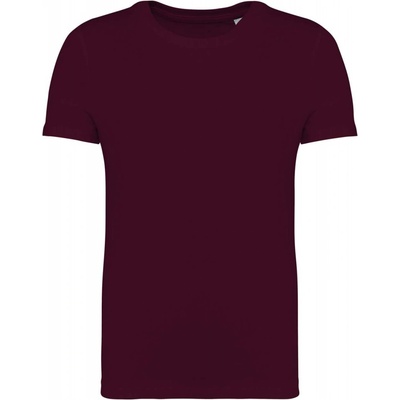 Native Spirit Dětské tričko z organické bavlny Donkey Dark Cherry