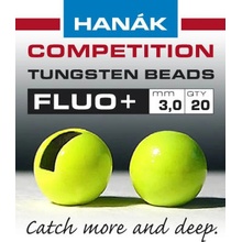 HANÁK Competition Tungstenové hlavičky Fluo chartesuseové 4,6mm