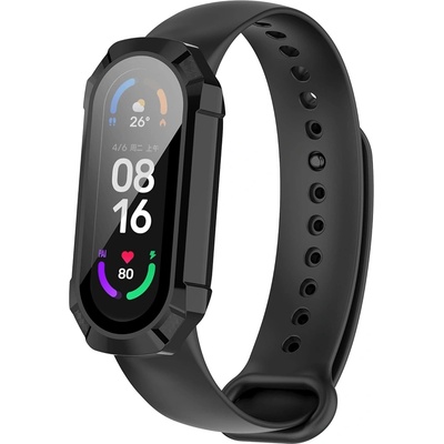 Techsuit Протектор за Xiaomi Smart Band 7/7 NFC + Pouch - Defense360 Pro - черен