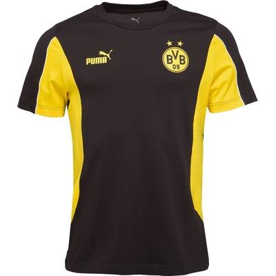 Puma Borussie Dortmund ArchIVE Tee čierne žlté
