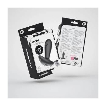 Boss of Toys Crushious Octo Black Remote-Controlled Tapping Plug, 12 cm, 10 Modes