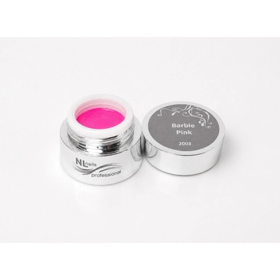 NL nails professional Uv Led barevný gel Barbie pink 5ml