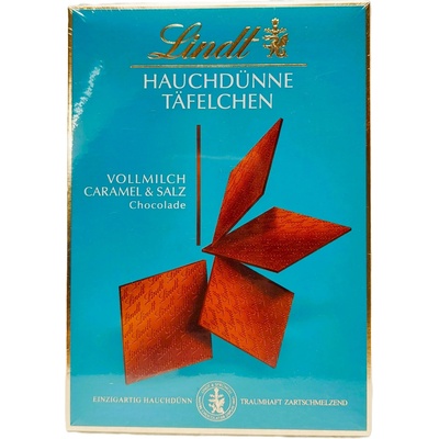 Lindt Thins mléčná s karamelem a solí 125 g