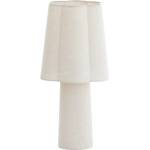 Light & Living Бяла настолна лампа с текстилен абажур (височина 50 cm) Musaby - Light & Living (1892826)