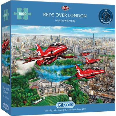 GIBSONS Red Arrows nad Londýnem 1000 dílků