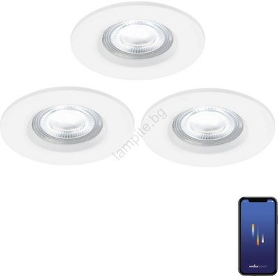Nordlux Nordlux-К-кт 3x LED Димируема лампа за баня DON SMART LED/4, 7W/230V IP65 (NX0026)