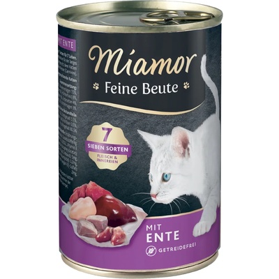 Miamor 12x400г Feine Beute Miamor, консервирана храна за котки - патешко
