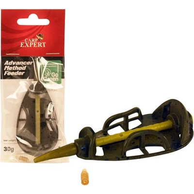 CARP EXPERT ADVANCER METHOD FEEDER KOŠÍK GO GREEN ZLIATINA ZINKU