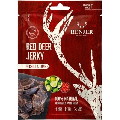 Renjer Jerky Jelení sušené maso chilli a limetka 25 g