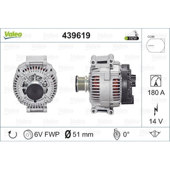 Alternátor VALEO 439619