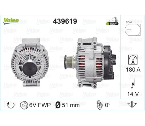 Alternátor VALEO 439619