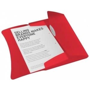 Esselte Briefcase with elastic band VIVIDA Red (624042)
