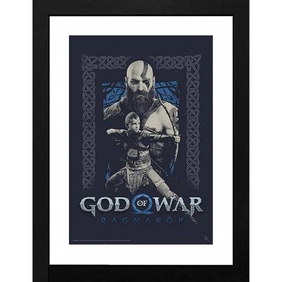 GB eye Плакат с рамка GB eye Games: God of War - Kratos and Atreus (GBYDCO512)