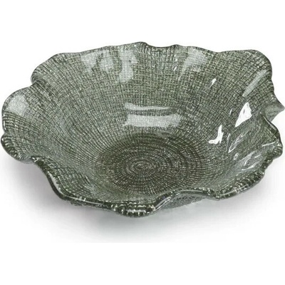 Crystal Bohemia Misa FOL šalvia zelená D 25 cm