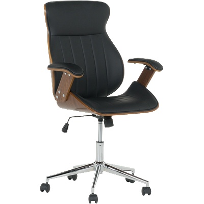 Carmen Президентски офис стол КАРМЕН 6408 - орех-черен