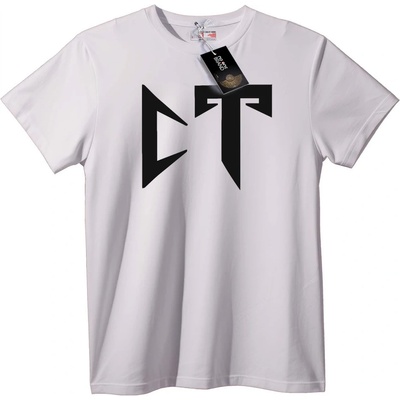 NOONEBRAND Тениска Геометричен Лого Черна - 6XL, Black