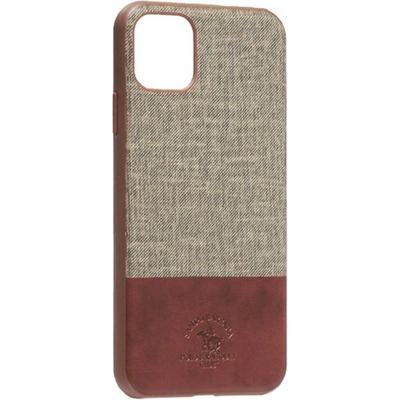 narmart Santa Barbara кейс за iPhone 11 Сив с бордо 734315 (263134_Кафяво)