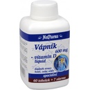 Doplnky stravy MedPharma Vápnik 600 mg Vitamín D liquid 67 kapsúl