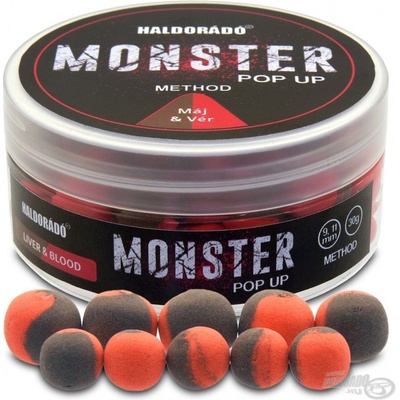 HALDORÁDÓ MONSTER POP UP METHOD 30g 9-11mm Pečeň Krv