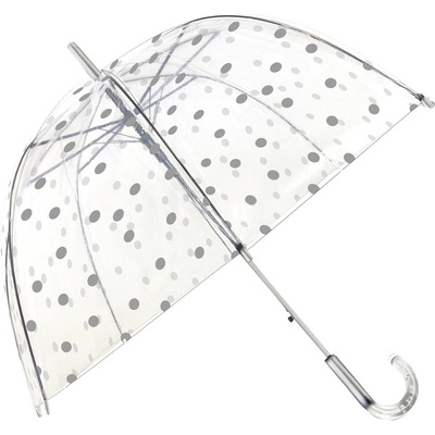 Smati Куполен чадър Smati сребърен грах прозрачен (UBUL5050)