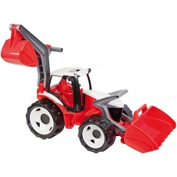 Lena Traktor se lžící a bagrem plast červenobílý 65 cm